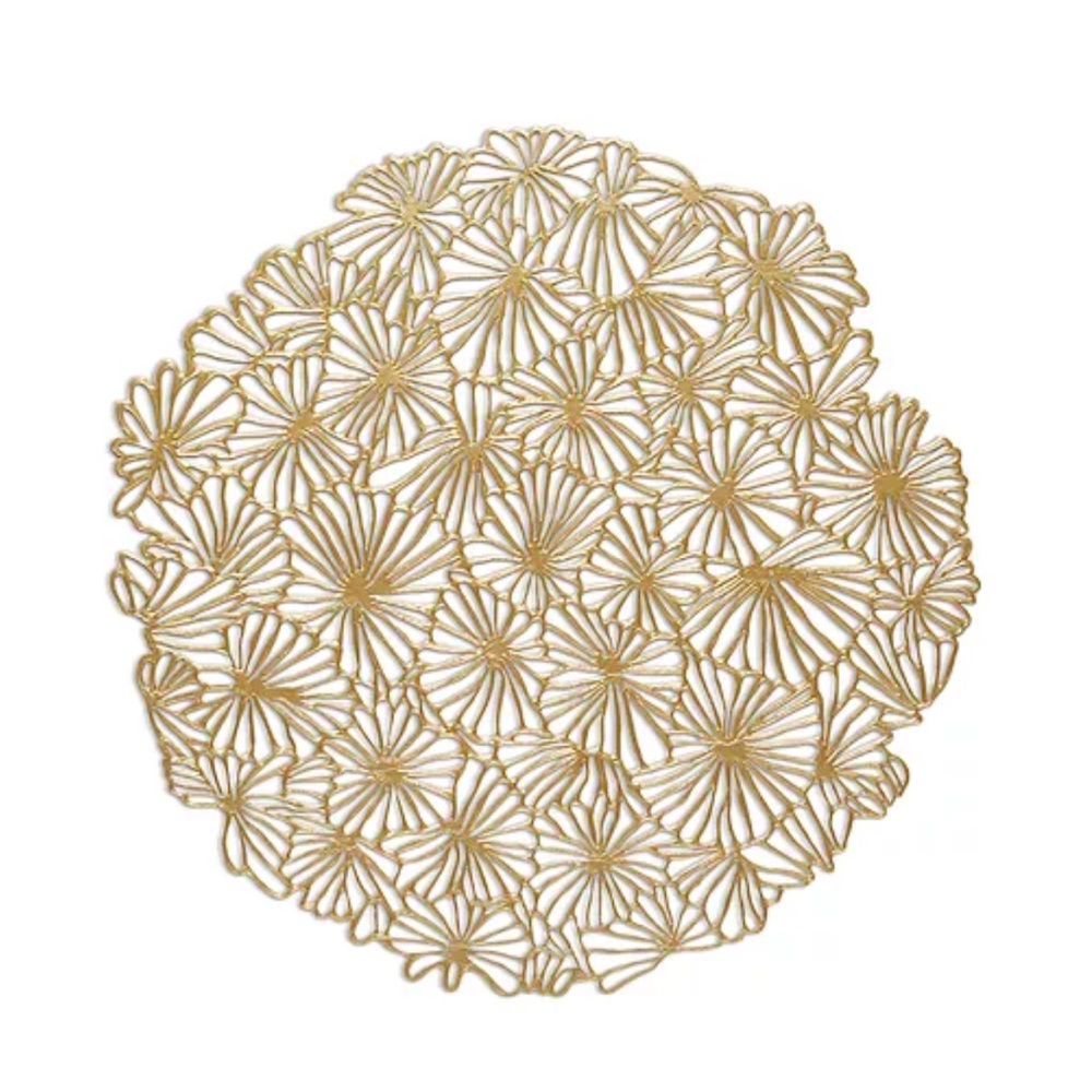 NWT Chilewich Daisy Gilded Placemats (set of eight)